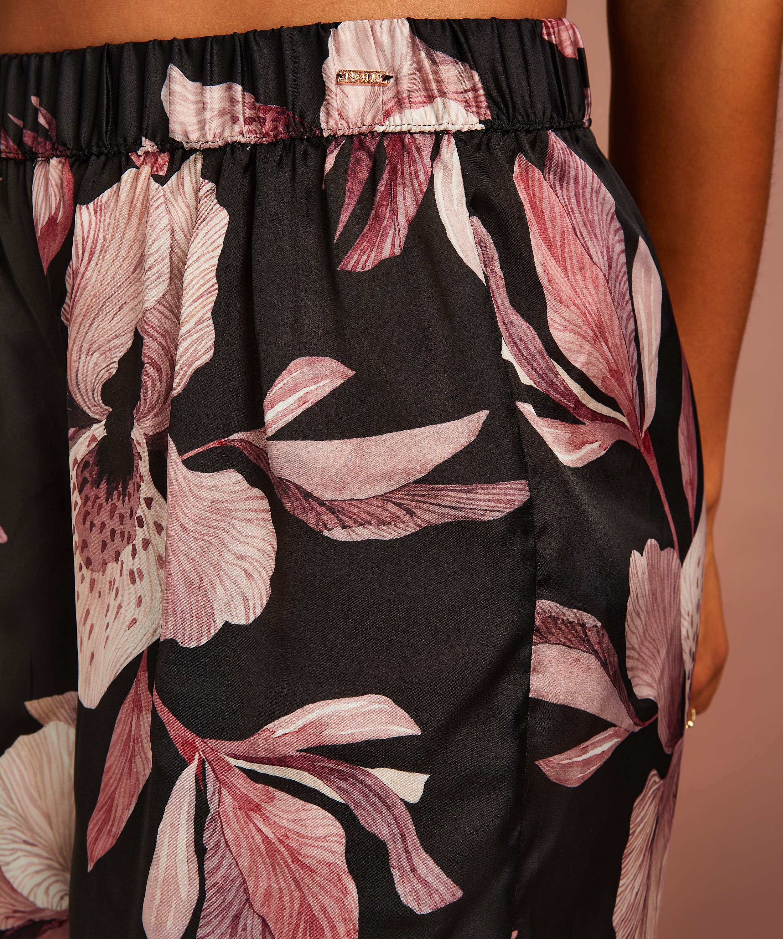 Pantalón palazzo, Negro, main