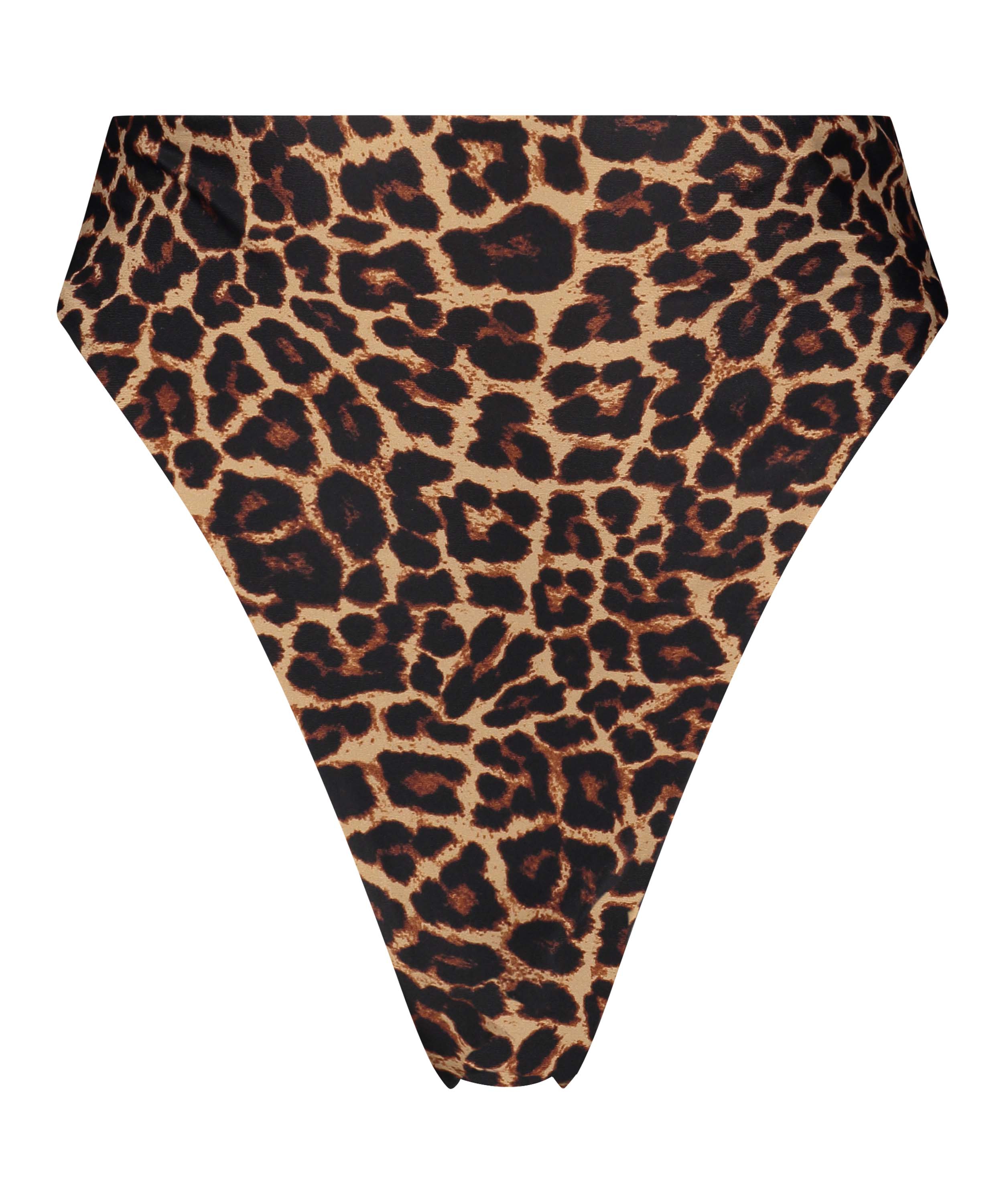 Braguita de bikini brasileña de corte alto Animal HKM x NA-KD, Marrón, main