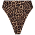 Braguita de bikini brasileña de corte alto Animal HKM x NA-KD, Marrón