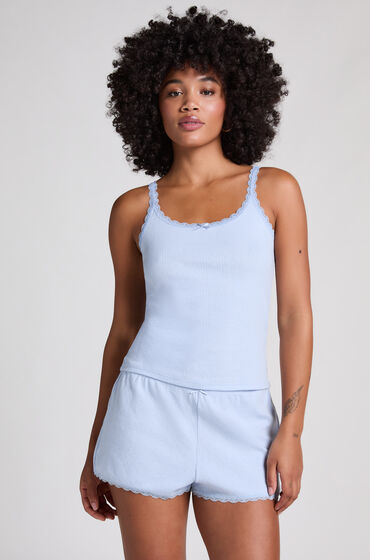 Hunkemöller Short en pointelle Azul