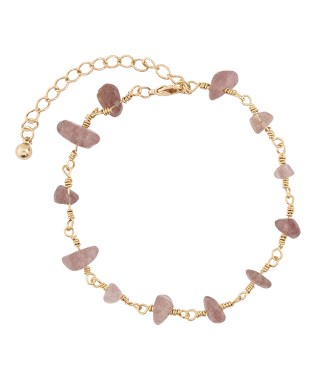 Pulsera de piedras, Rosa