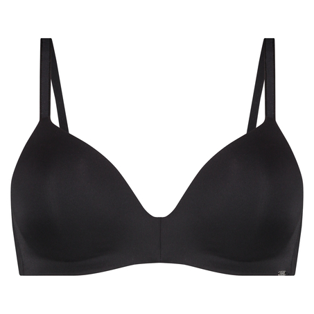 Sujetador push-up preformado sin aros Mona, Negro