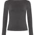 Camiseta de manga larga en algodón suave, Gris
