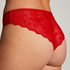 Brasileña Invisible Lace Back, Rojo