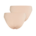 Juego de 2 de braguitas Angie, Beige