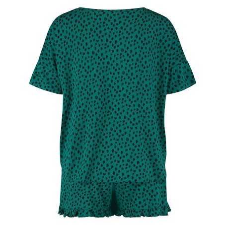 Conjunto de pijama corto, Verde