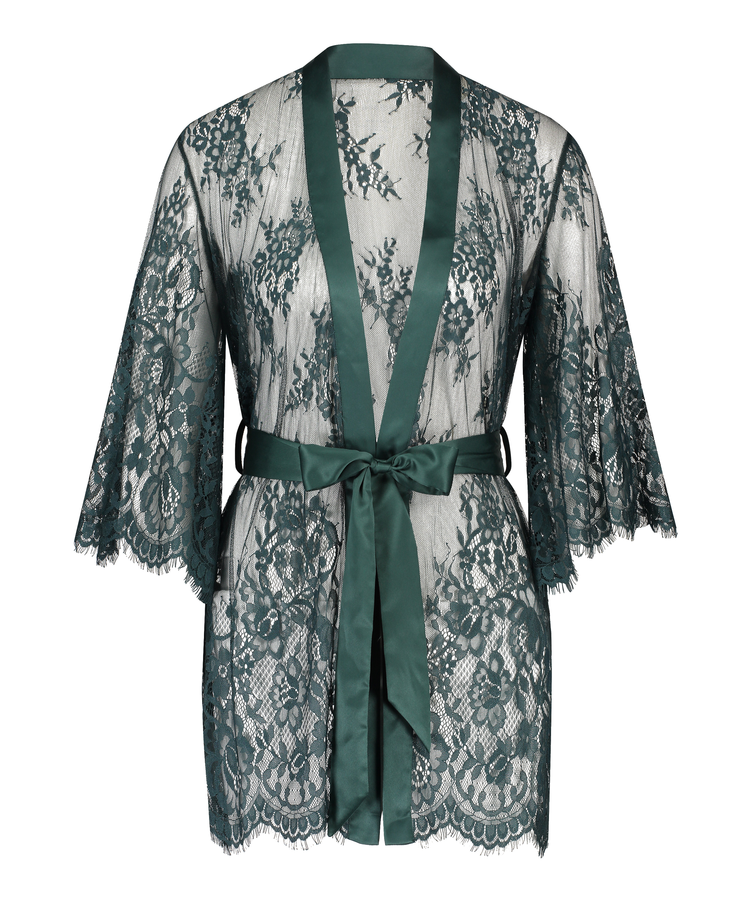Kimono Lace Isabelle, Verde, main