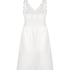 Vestido lencero Nora Lace, Blanco