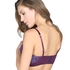 Sujetador push-up de aros preformado Maya longline, Morado