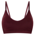 Bralette triangular Dide, Rojo