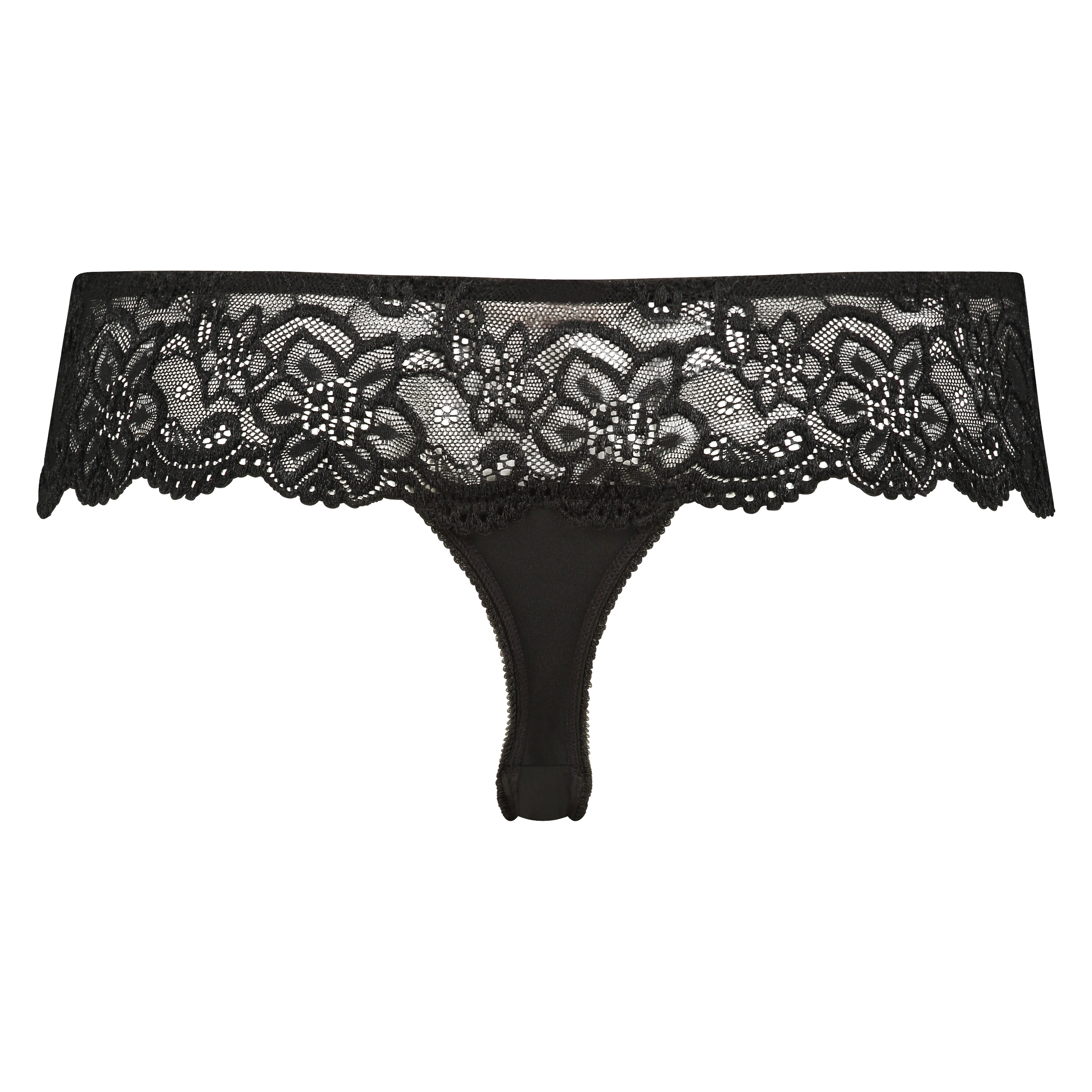 Tanga bóxer Lace, Negro, main