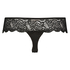 Tanga bóxer Lace, Negro