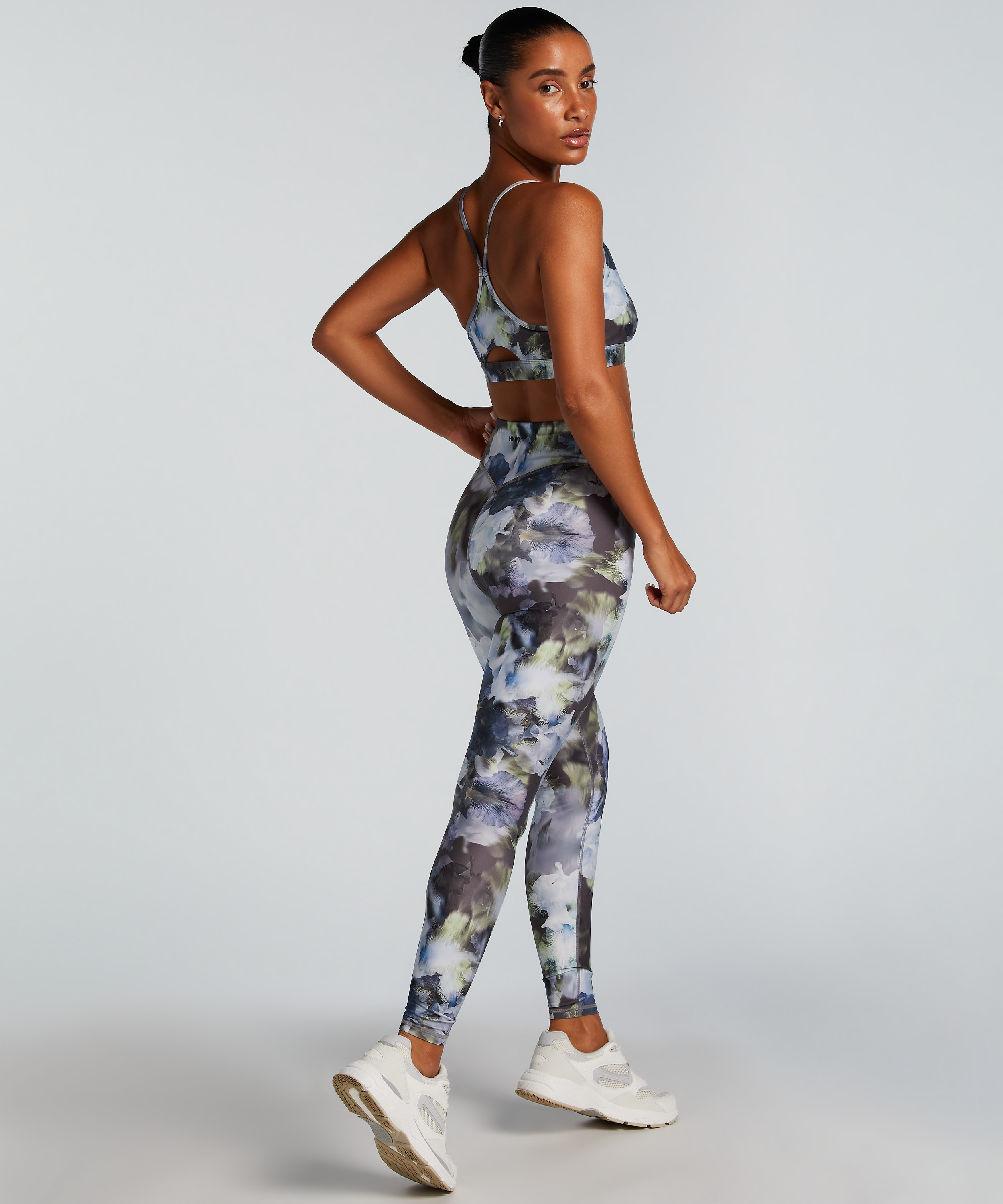 HKMX Leggings de talle alto, Gris, main