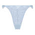 Tanga de cintura alta Violet, Azul