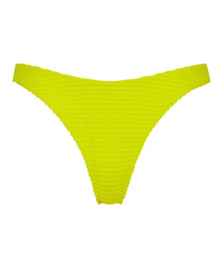 Braguita de bikini de tiro alto Glow, Gris