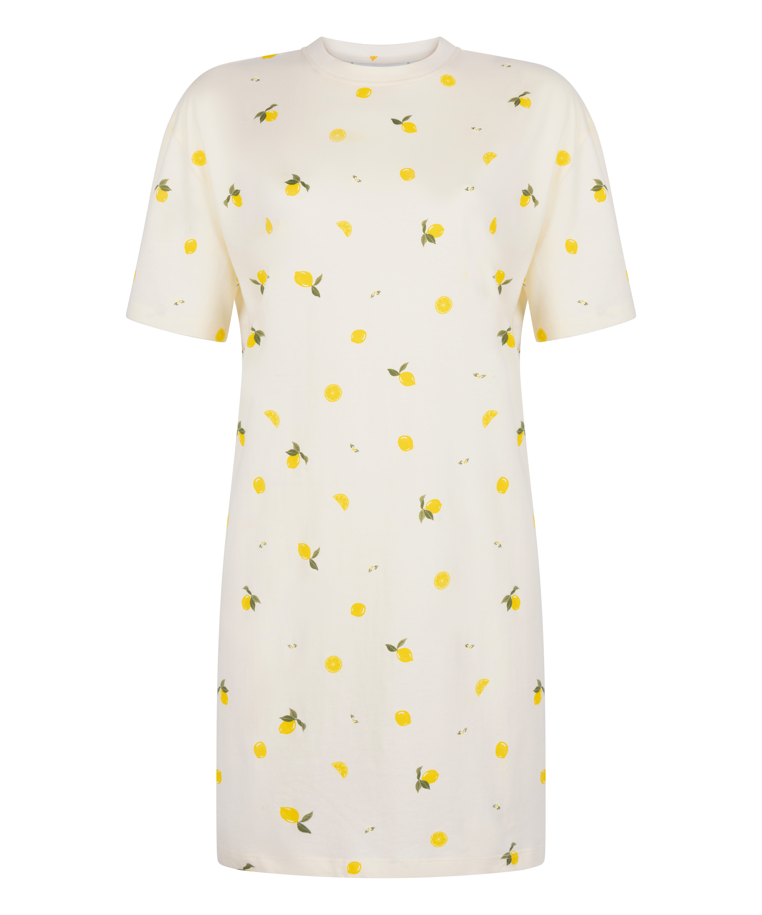 Camis&oacute;n de escote redondo, Blanco, main