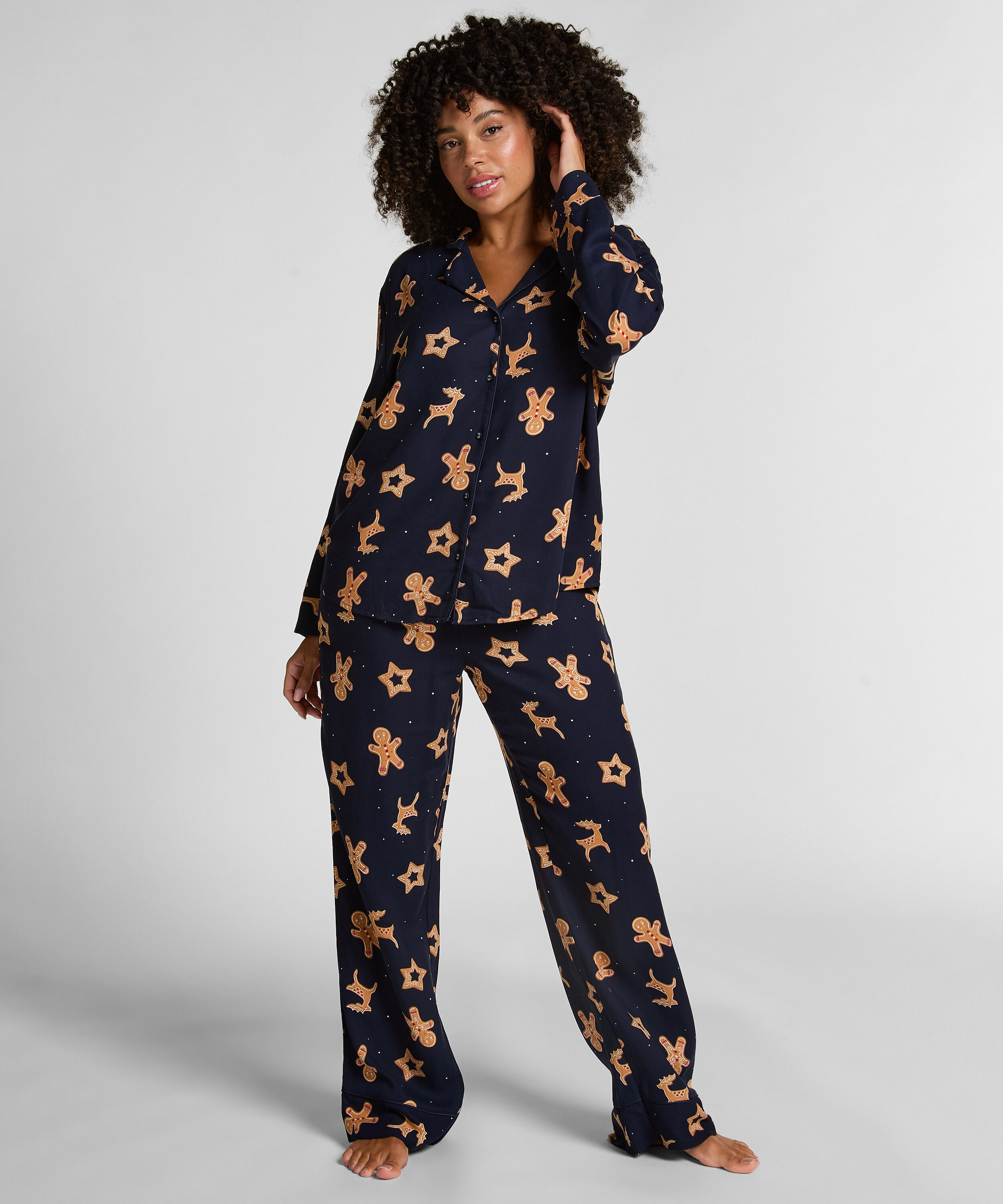 Juego de pijama de jengibre, Azul Juego de pijama de jengibre, Azul