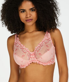 Sujetador con aros no preformado Diva, Rosa
