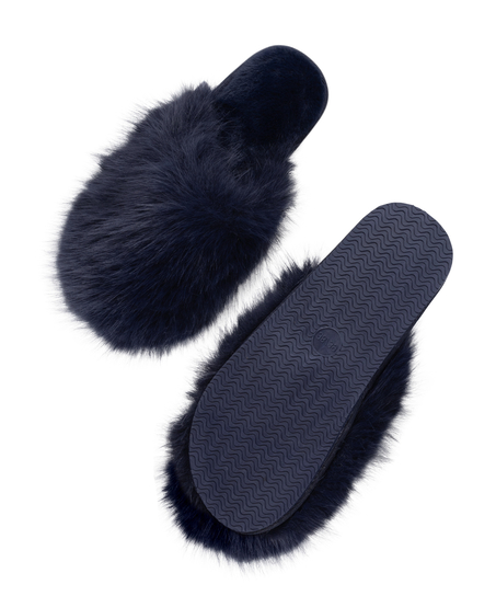 Pantuflas Isabella, Azul