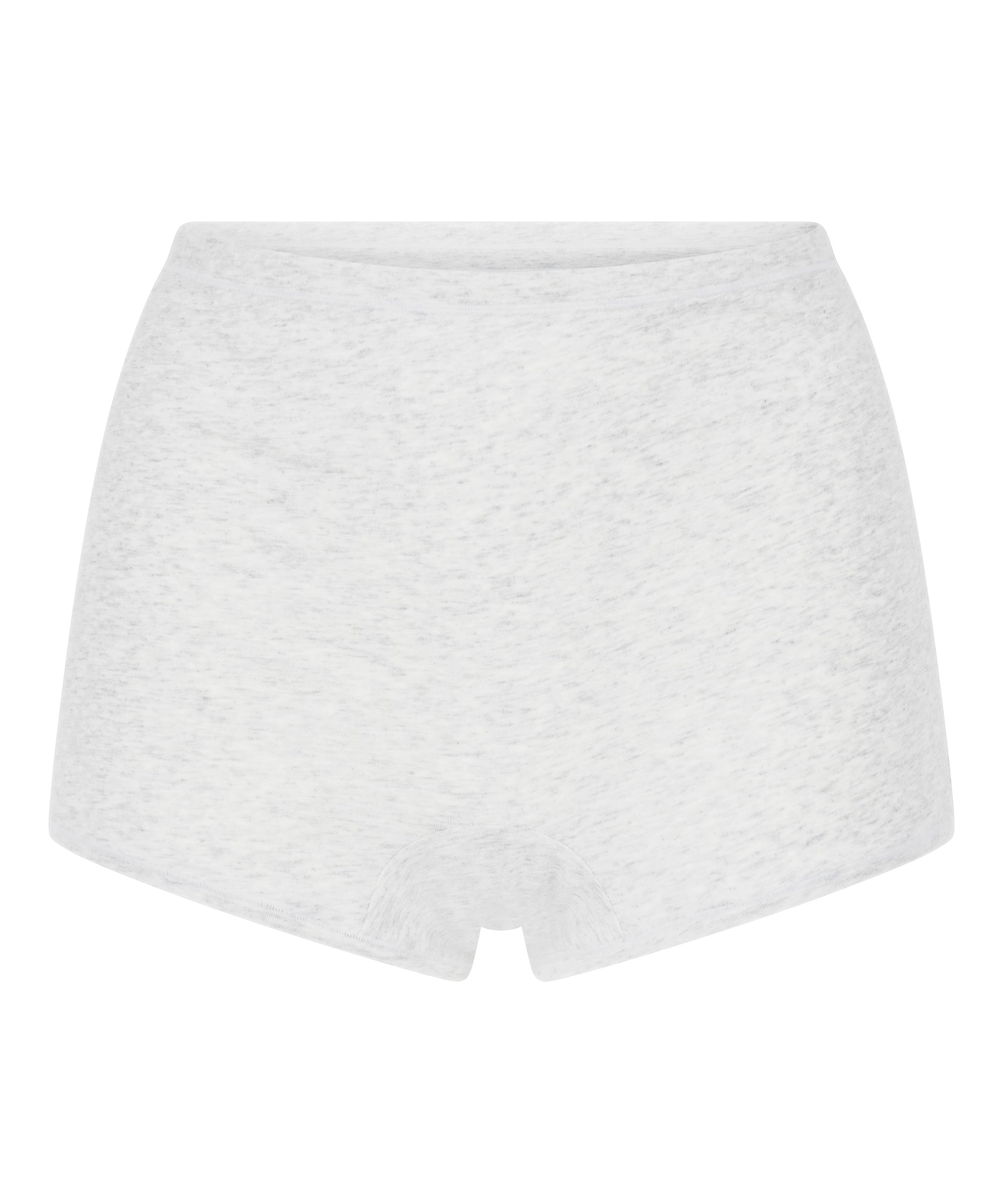 Boyshort de algodón suave, Gris, main