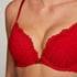 Sujetador push-up de aros preformado Rose, Rojo