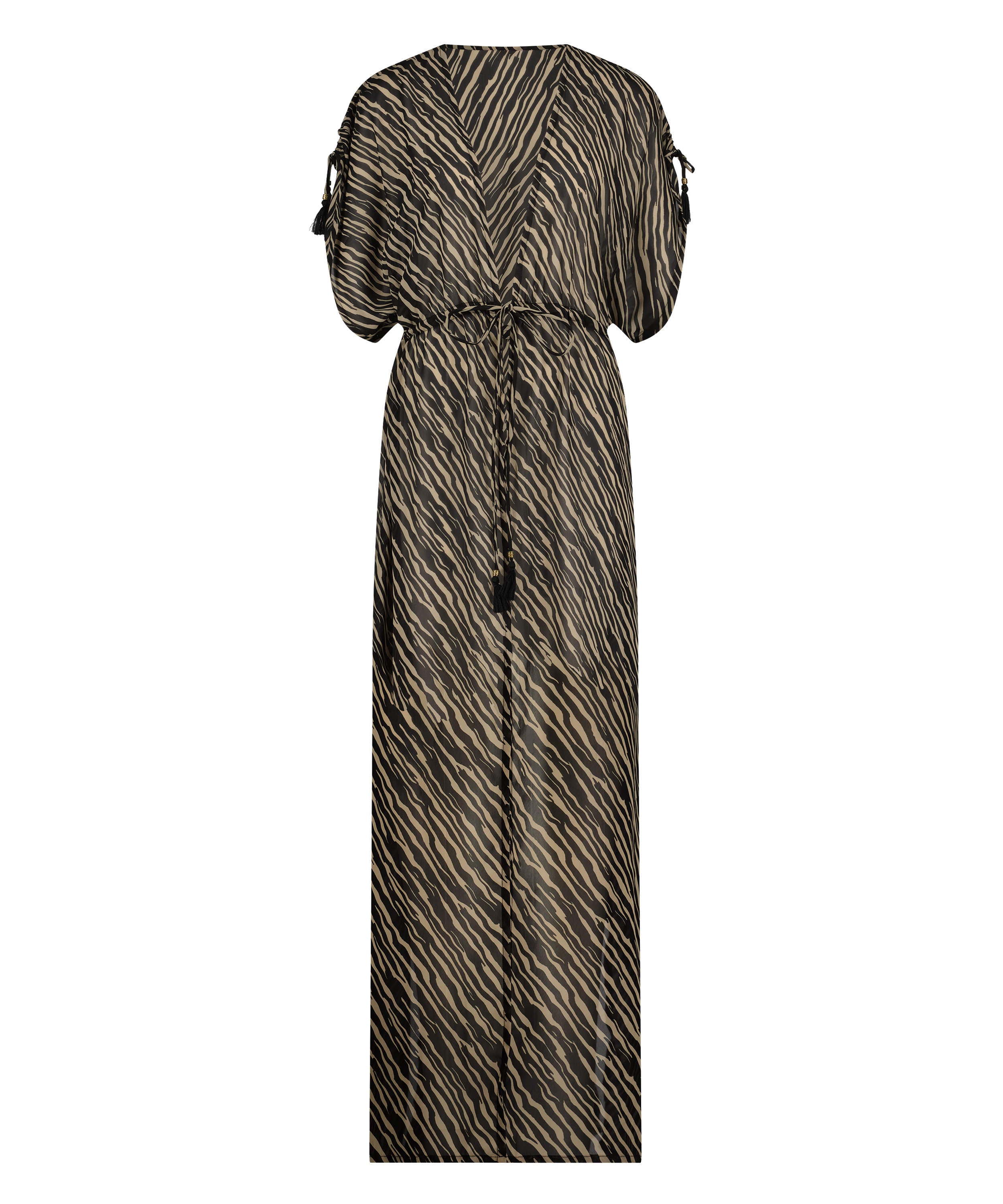 Kimono transparente, Negro, main