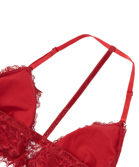 Bralette Charlotta, Rojo
