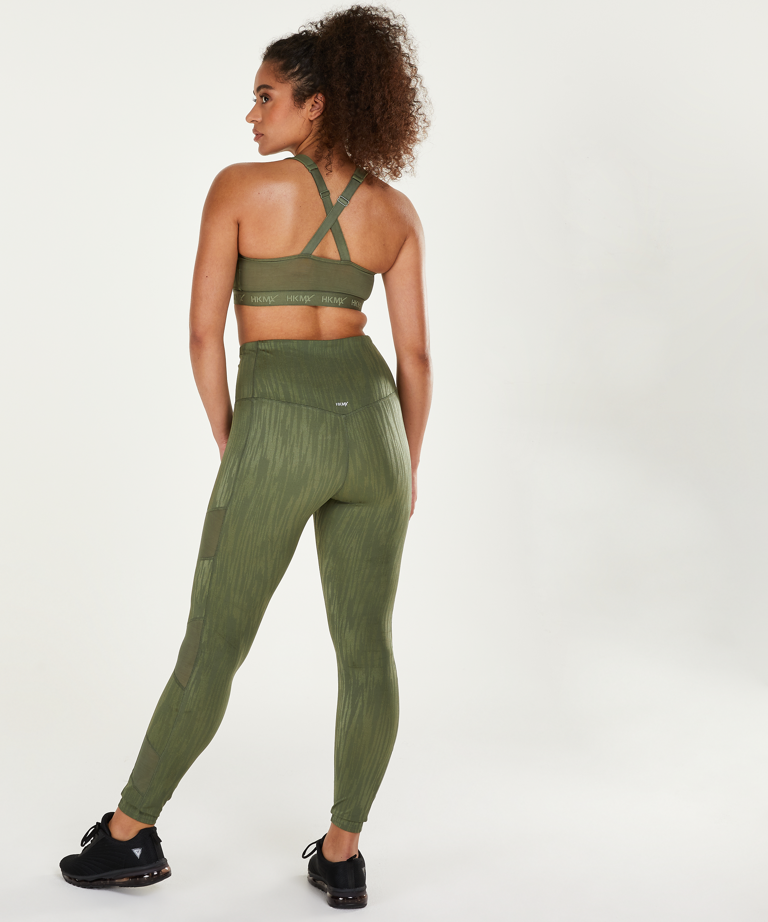 HKMX Sujetador deportivo The Pro de nivel 3, Verde, main