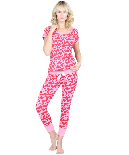 Leggings Femke dot, Rosa