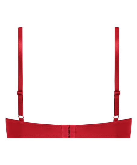 Sujetador con aros preformado Plunge, Rojo