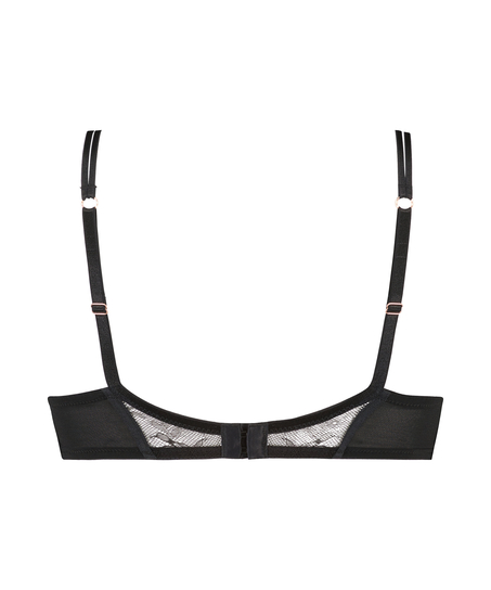 Sujetador de aros no preformado Kelsey Lucy Hale, Negro