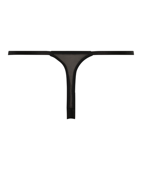Tanga de tiro alto Corby, Negro