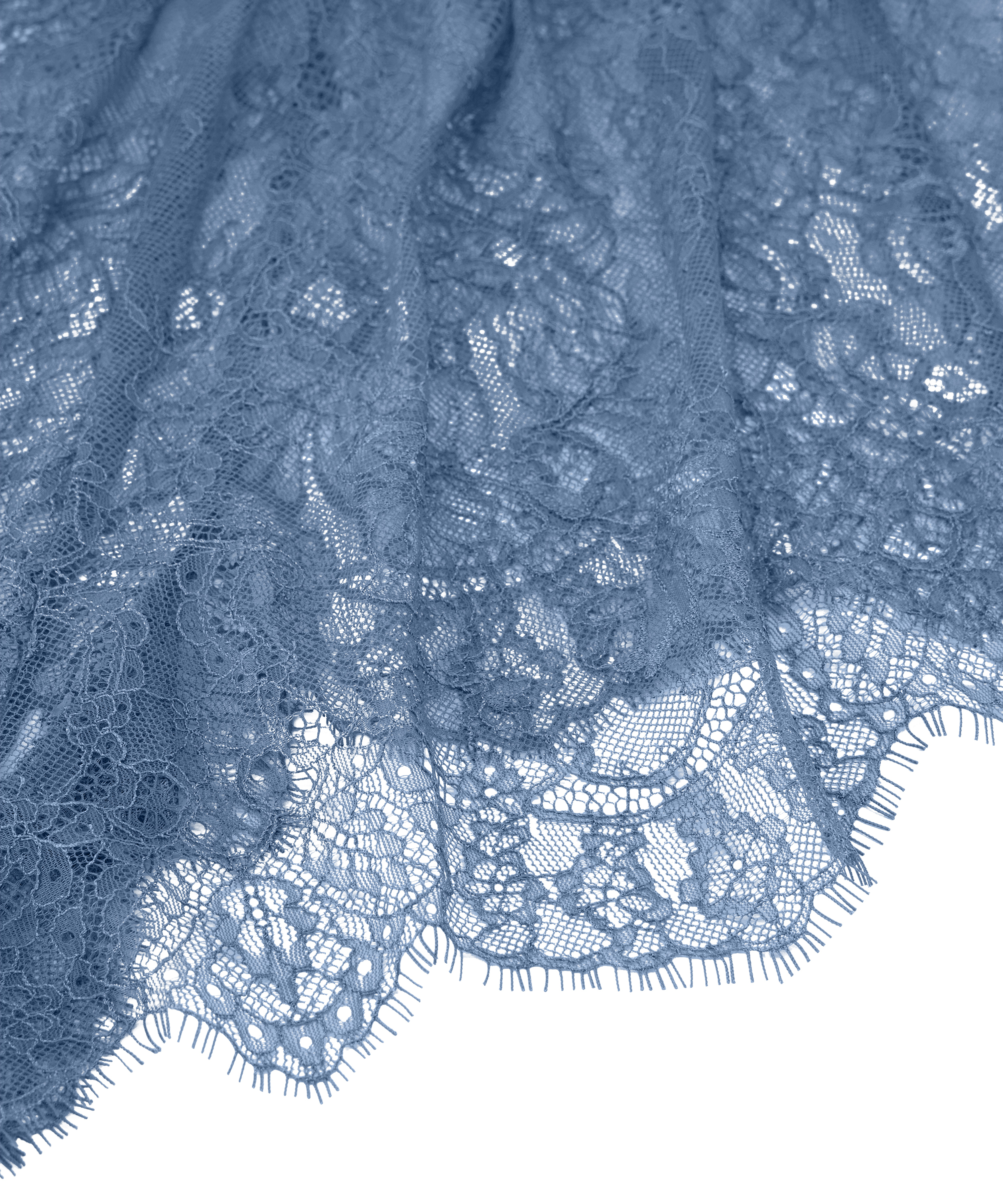 Pantalones cortos de encaje Delphine, Azul, main