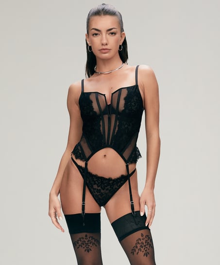 Bustier Isabella, Negro
