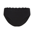Parte de abajo de bikini Scallop Rio, Negro