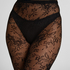 Pantys Allover Lace, Negro