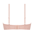 Sujetador de aros longline acolchado Juliette, Rosa