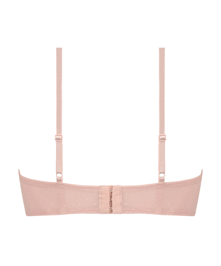 Sujetador de aros longline acolchado Juliette, Rosa