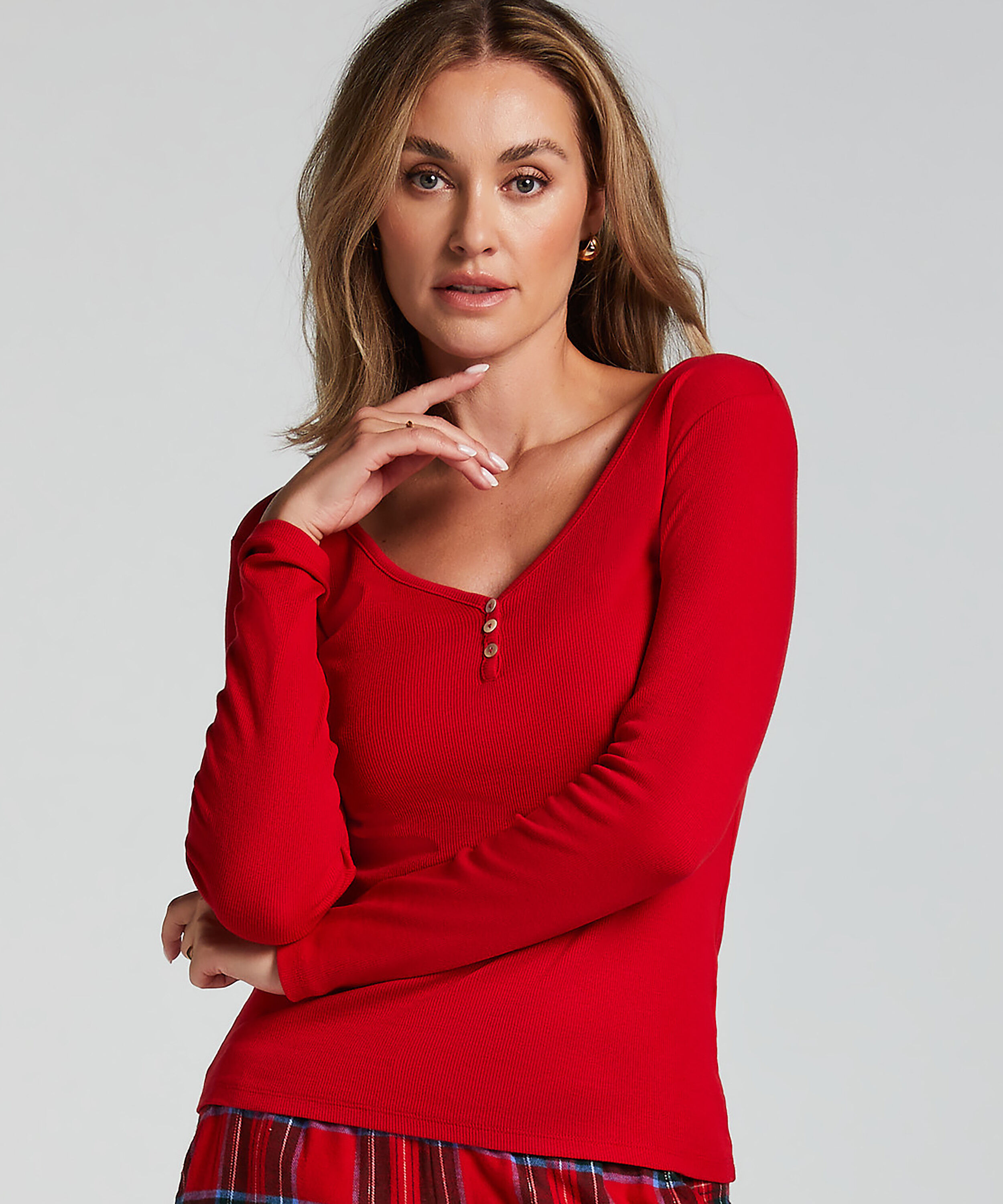 Top de pijama, Rojo