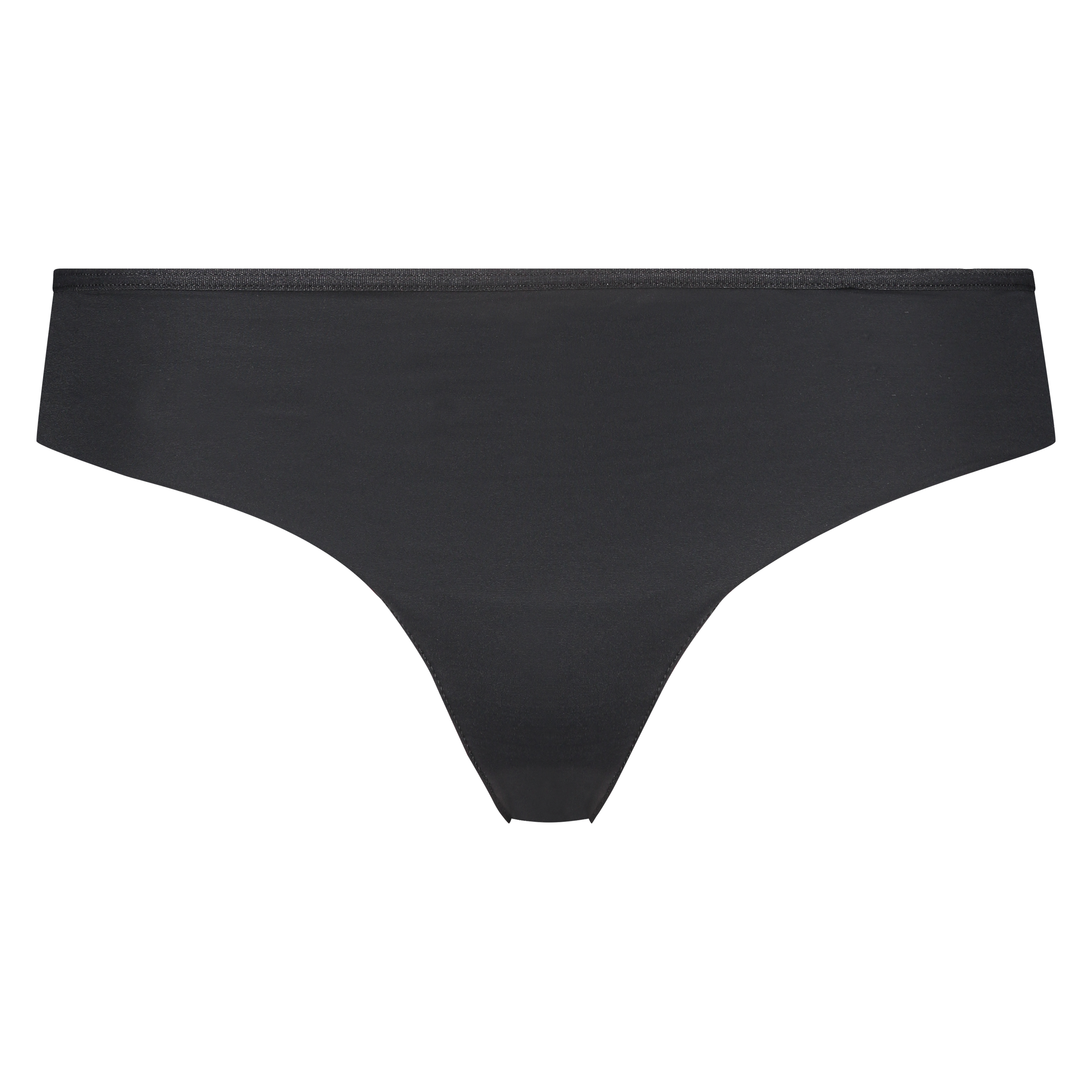 Invisible Tanga Lace Back, Negro, main