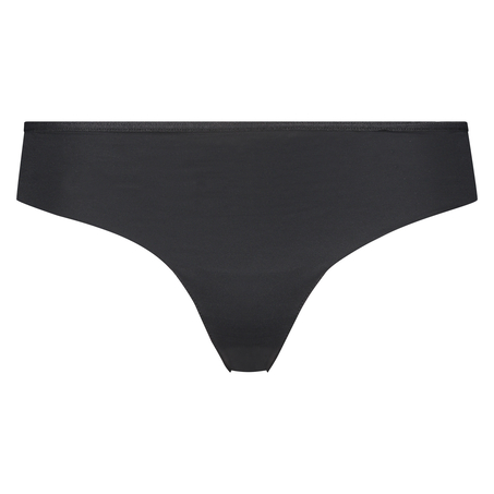 Invisible Tanga Lace Back, Negro