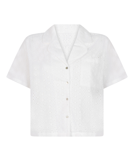 Chaqueta Broderie Anglaise, Blanco