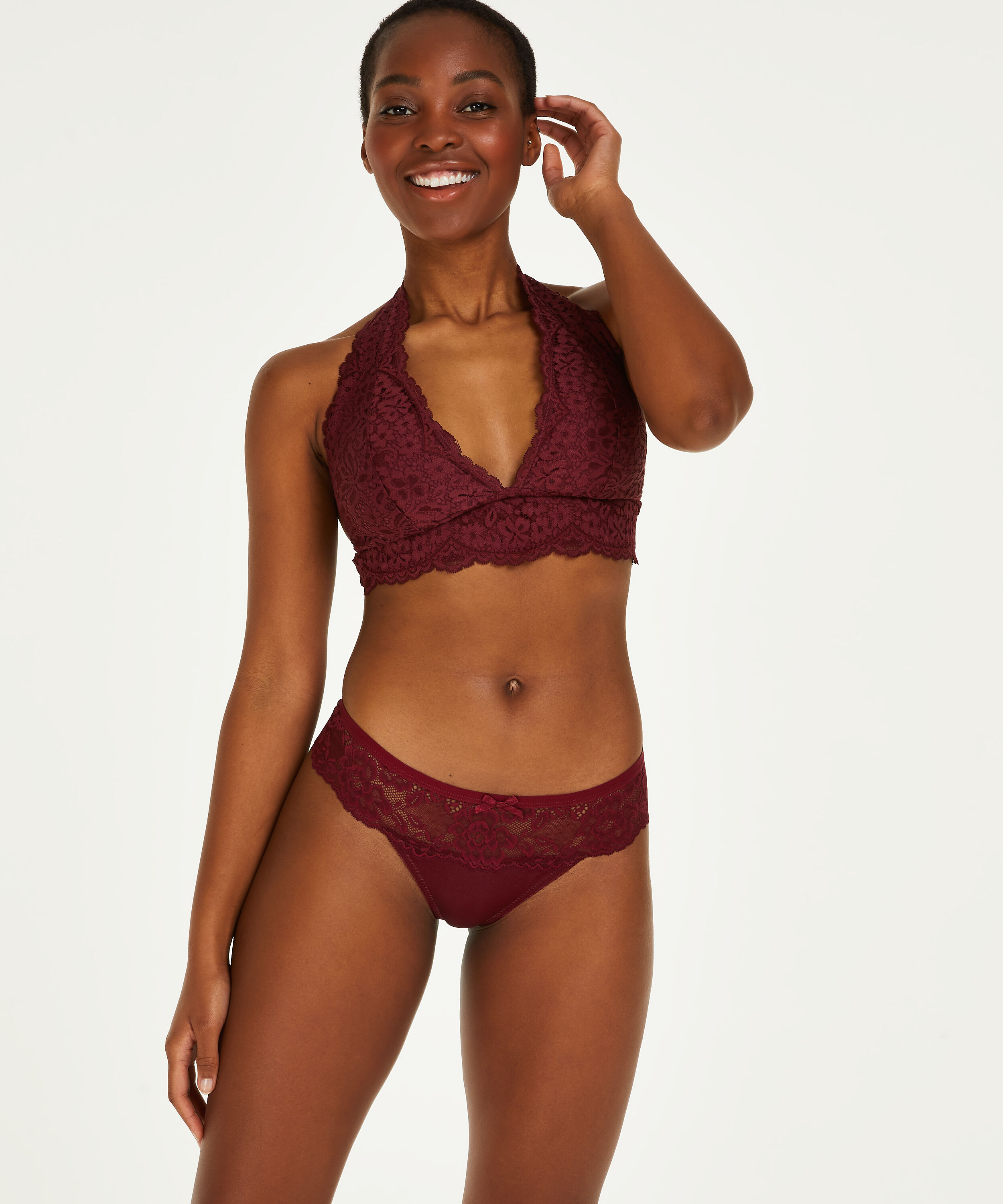 Tanga bóxer Bianca, Rojo