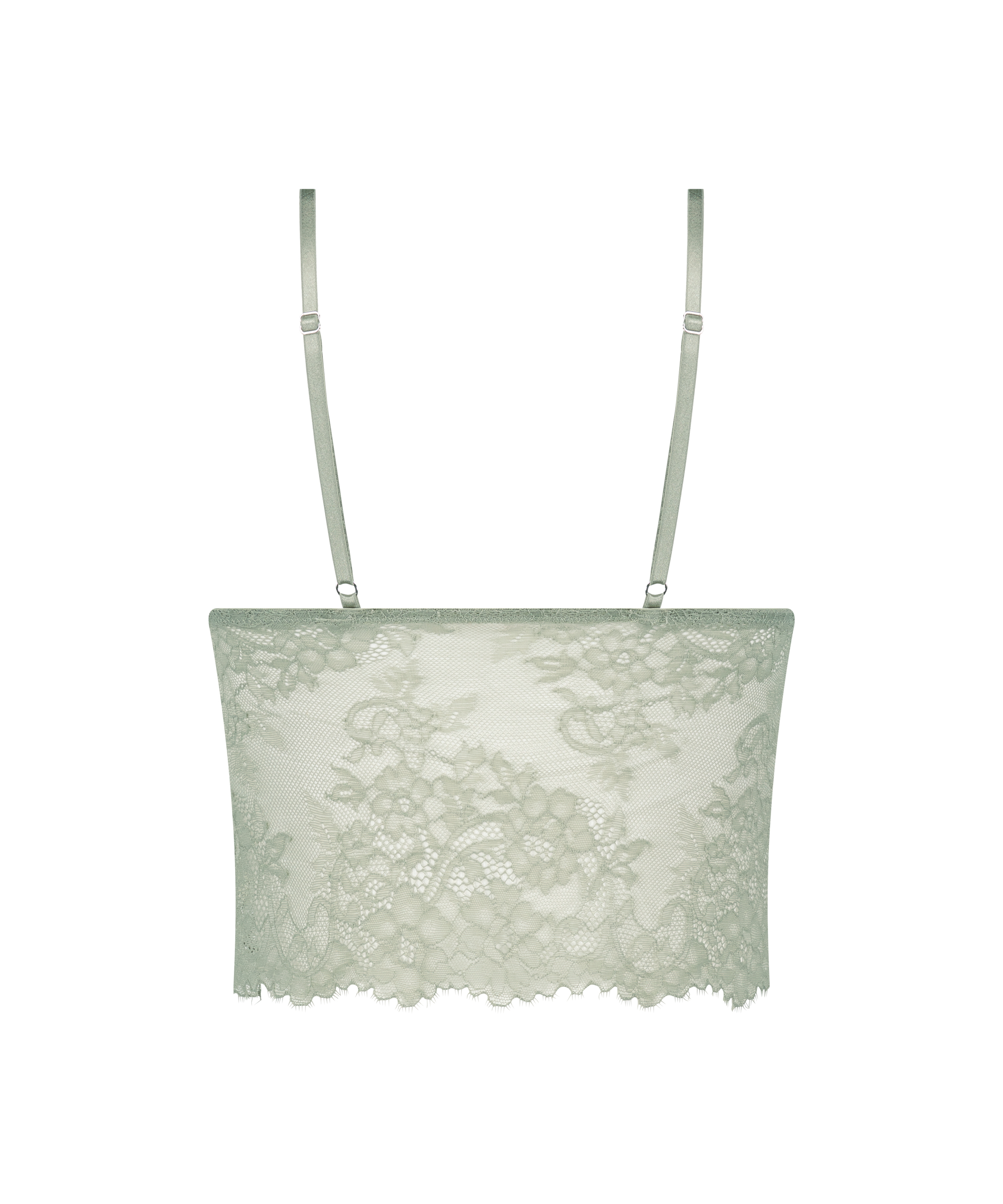 Bralette longline Bailey, Verde, main