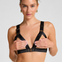 Bralette abierto Colette, Negro