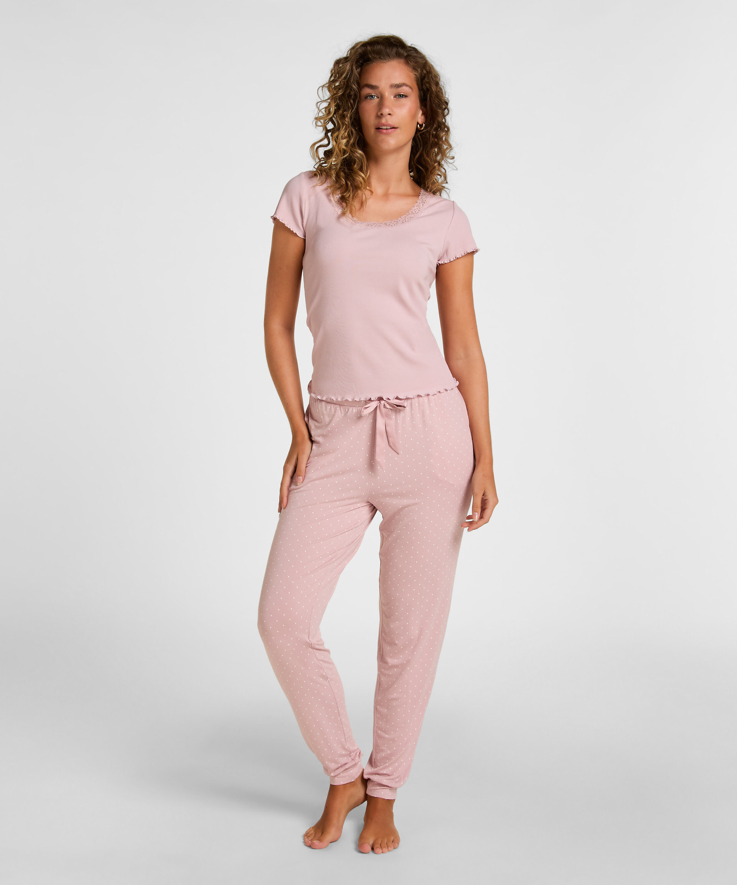 Pantalón de pijama Jersey, Rosa