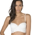 Sujetador de aros preformado Rose longline, Blanco