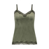 Camiseta top Velours Lace, Verde