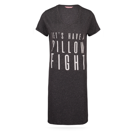 Camisón con cuello en forma de V, Gris