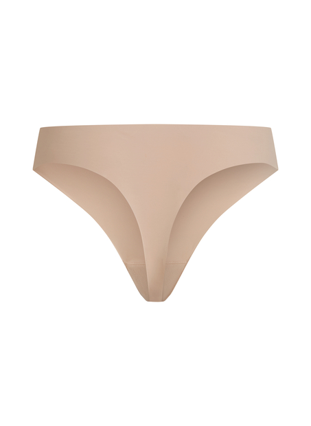 Tanga invisible b&aacute;sico, Beige